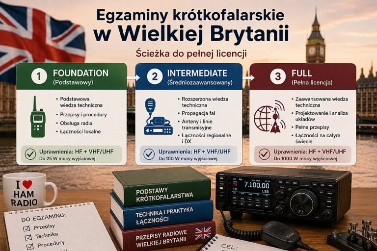 Licencje krótkofalarskie w UK